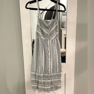Universal Thread Striped Midi Sleeveless Dress